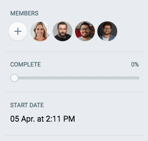 The rate of tasks completion