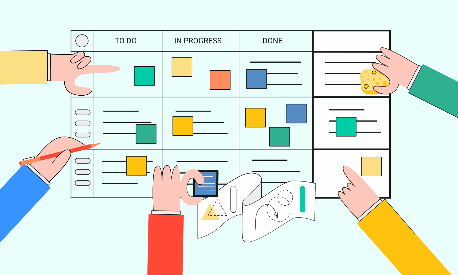 Scrum Board Template - prntbl.concejomunicipaldechinu.gov.co