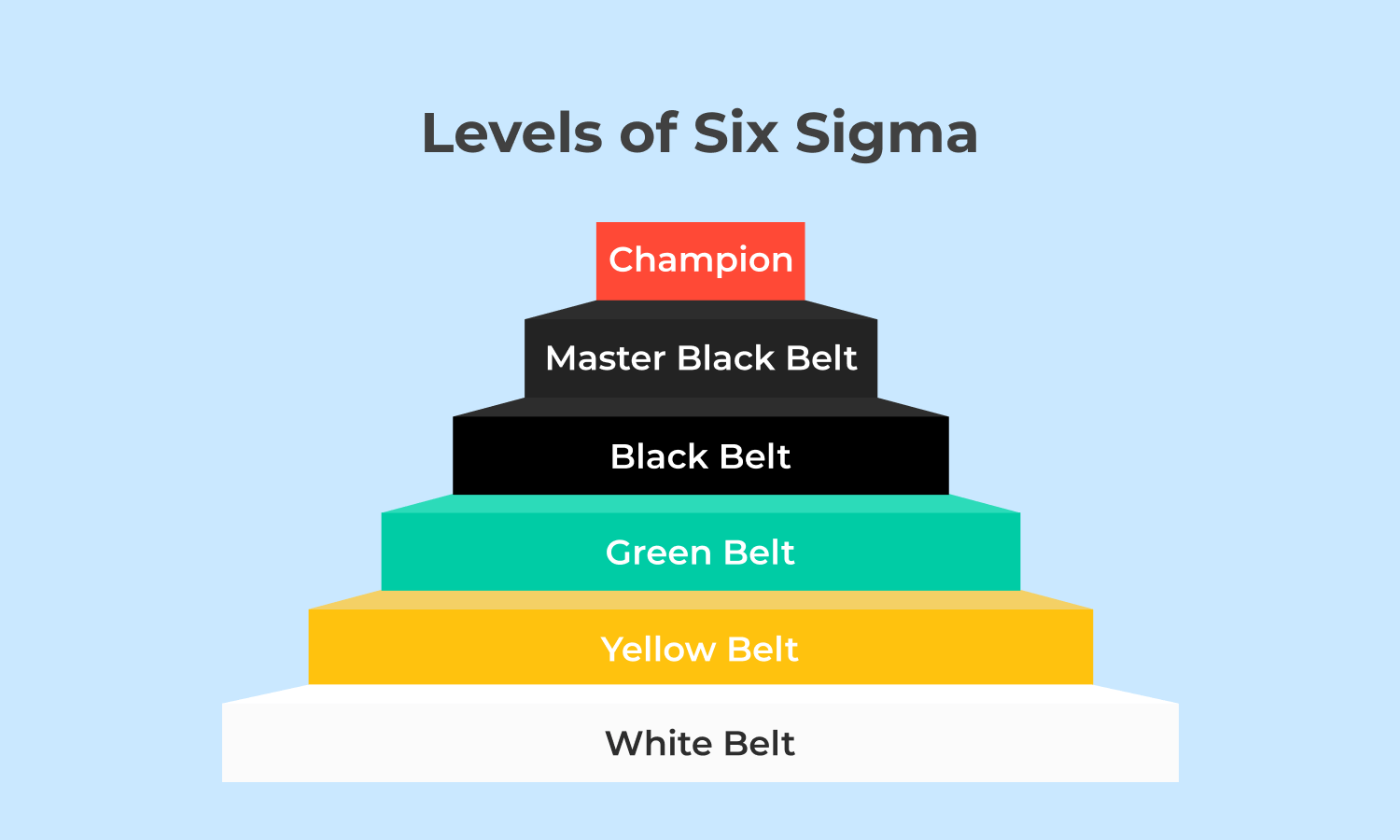 level of six sigma belts