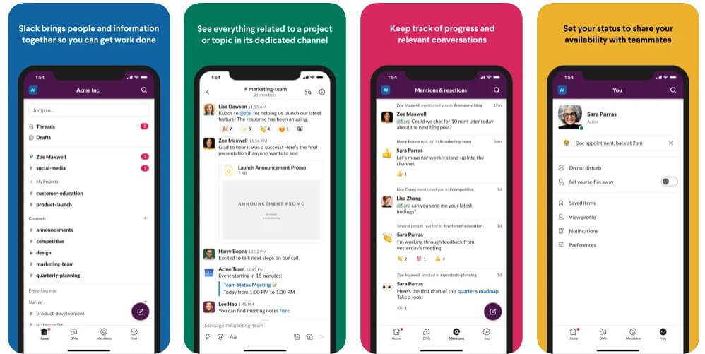 slack web app