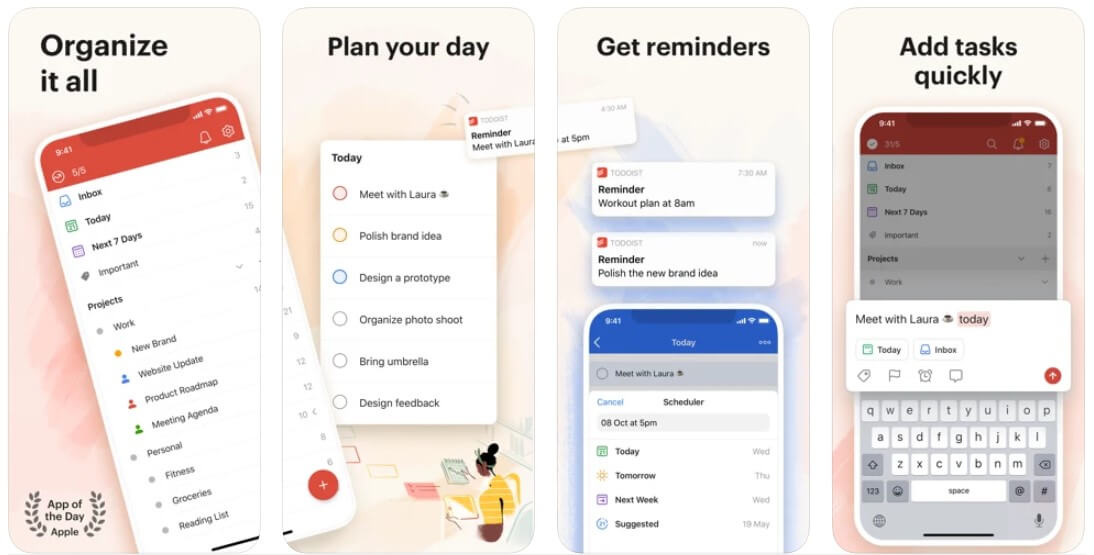 todoist vs apple reminders